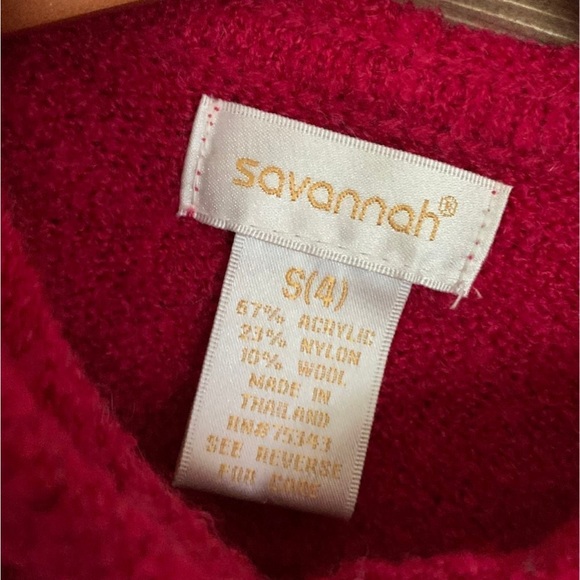 Cute girls sweater jacket coat size 4 - Picture 3 of 3